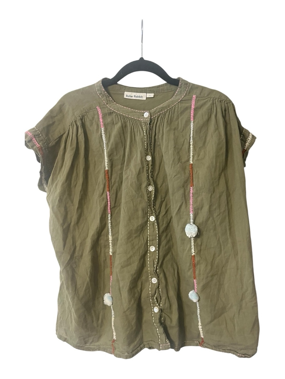 Roller Rabbit Peasant Blouse